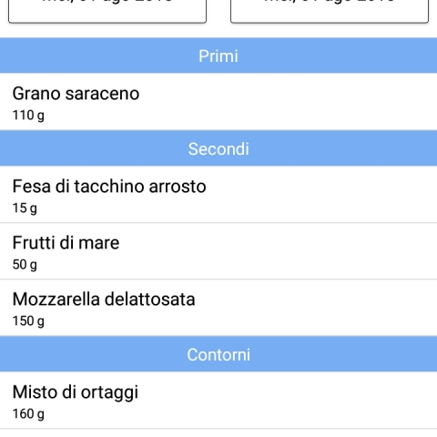 La dieta direttamente sul tuo smartphone