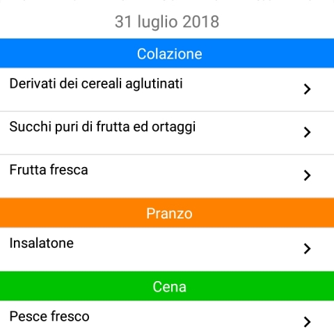 La dieta direttamente sul tuo smartphone